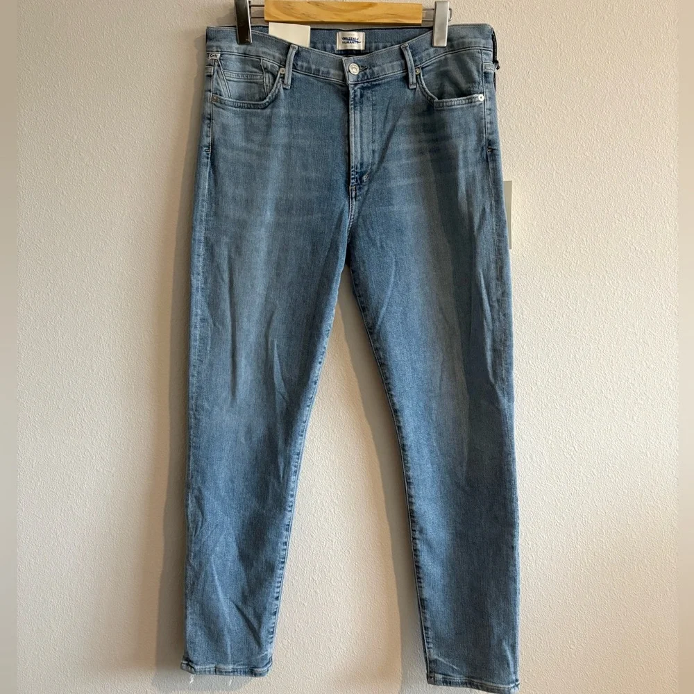 NWT Citizens of Humanity Rocket Mid Rise Skinny Ankle Jeans Women’s 33 Plus Blue